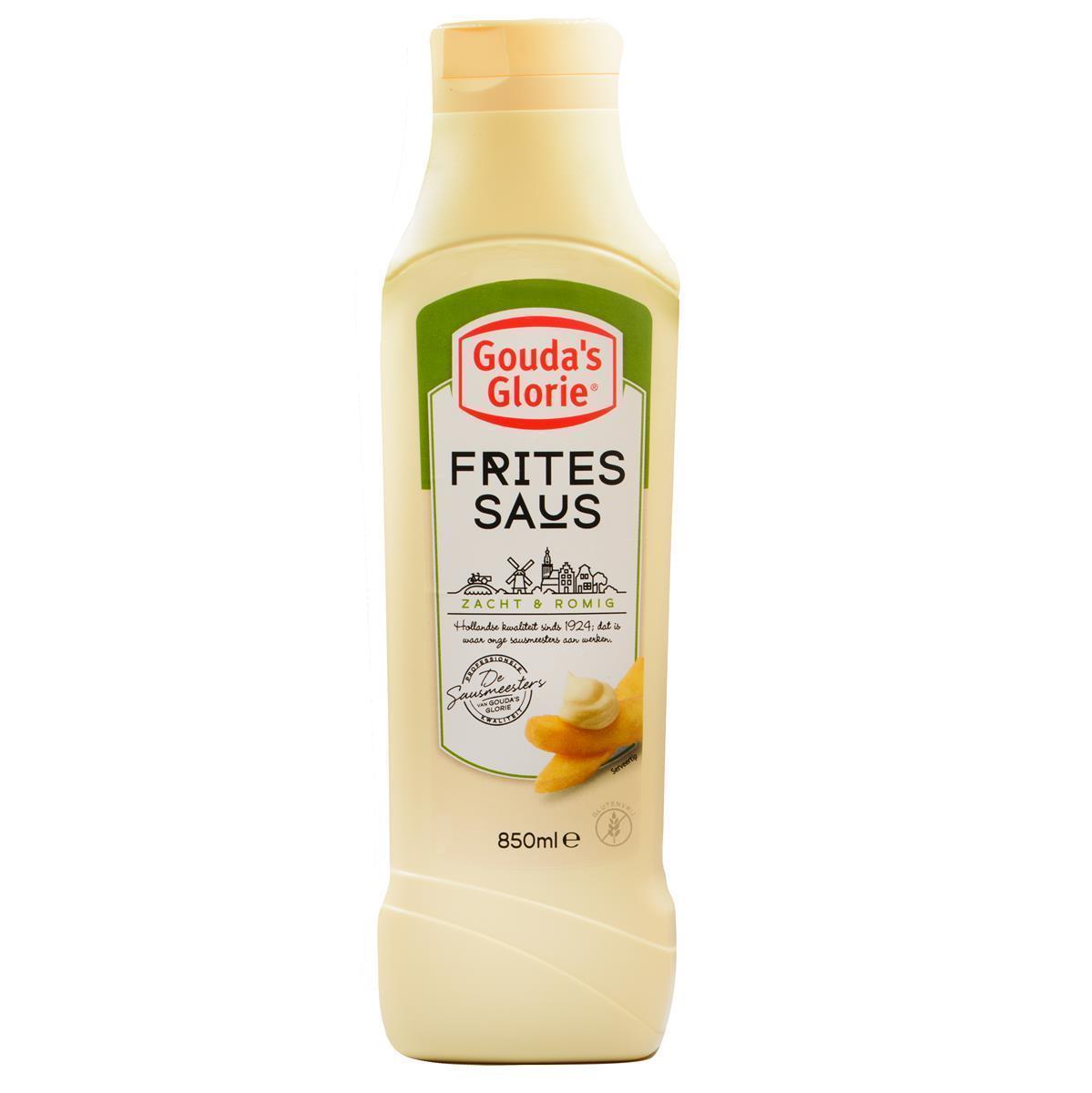 Gouda’s Glorie Fritessaus 8x 850ml Squeeze holländische Frittensauce cremig
