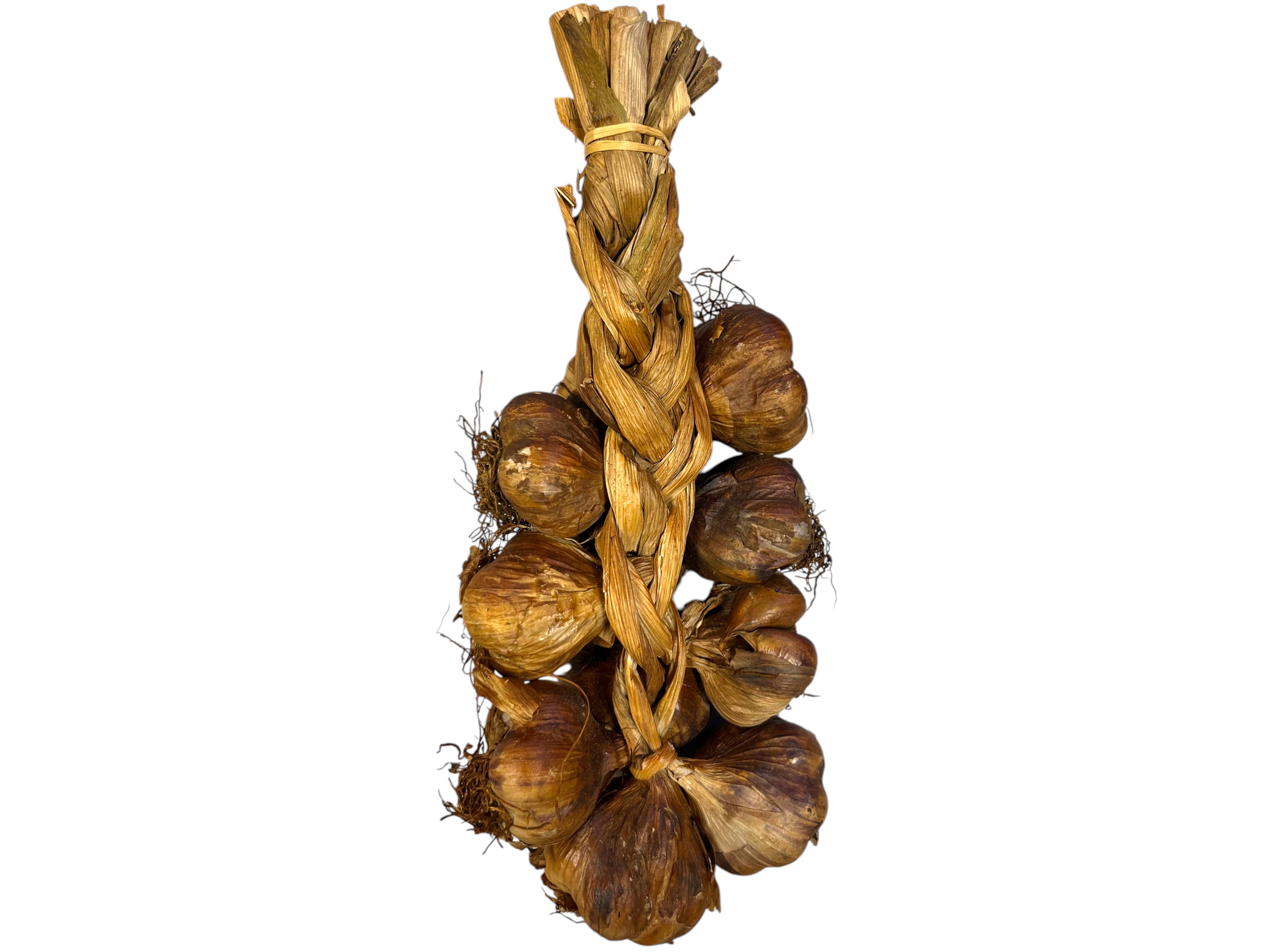 Hymor französischer geräucherter Knoblauch 9 Stück 500g als Zopf