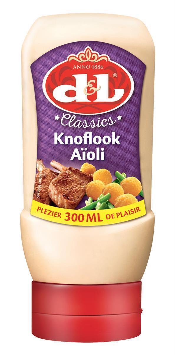 D&L Aioli Sauce 6x 300ml Classics Allioli Dip Knoblauch-Mayonnaise