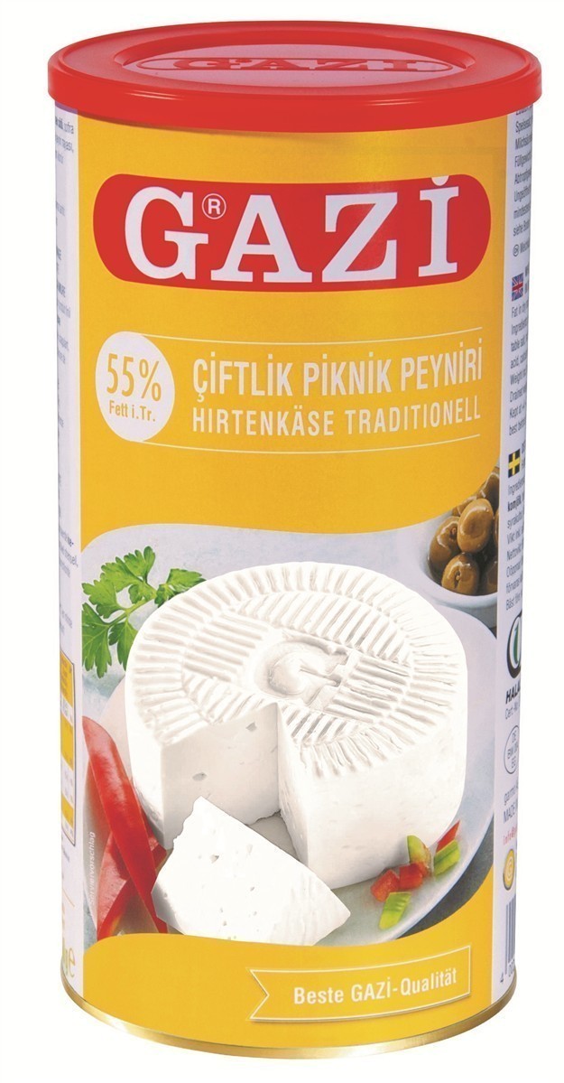 Gazi Hirtenkäse traditionell 6x 800g 55% Fett i.Tr. Beyaz Peynir Kuhkäse Kuhmilch