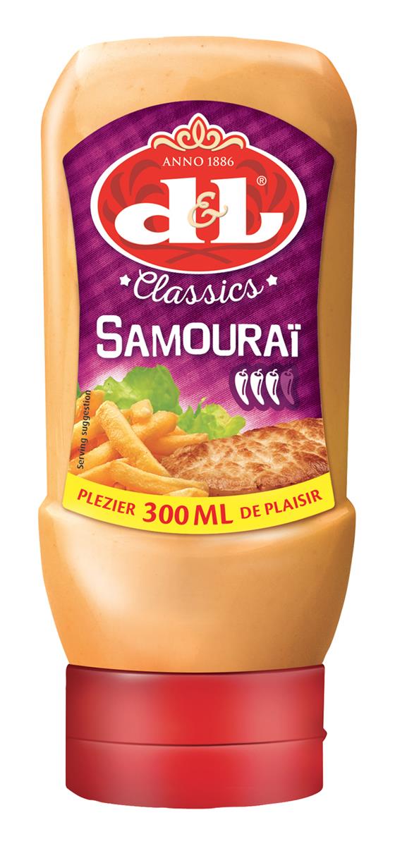 D&L Samurai Sauce 6x 300ml Classics Samourai belgische Würz-Sauce