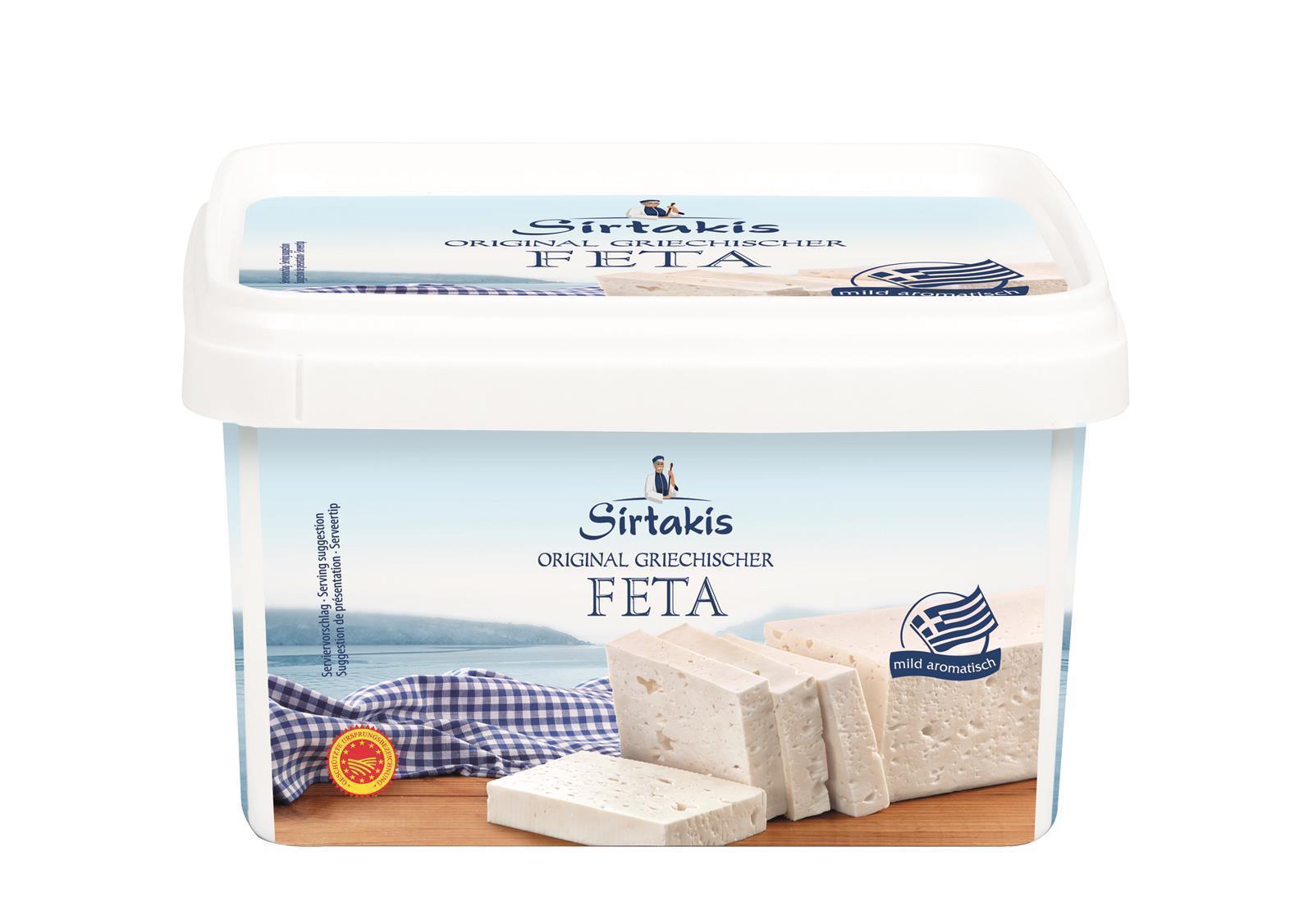 Sirtakis Feta 800g Schafskäse in Salzlake 43% Fett i.Tr.