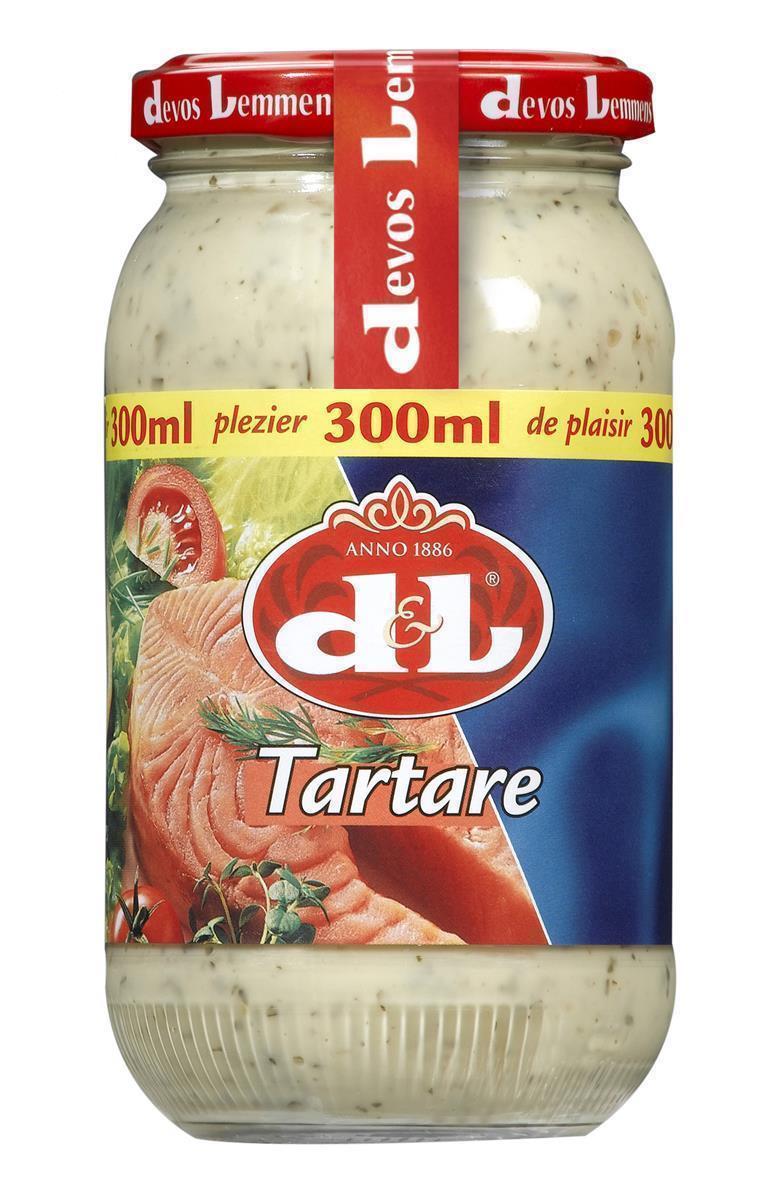D&L Sauce Tartare 6x 300ml Glas traditionell würzige französische Soße