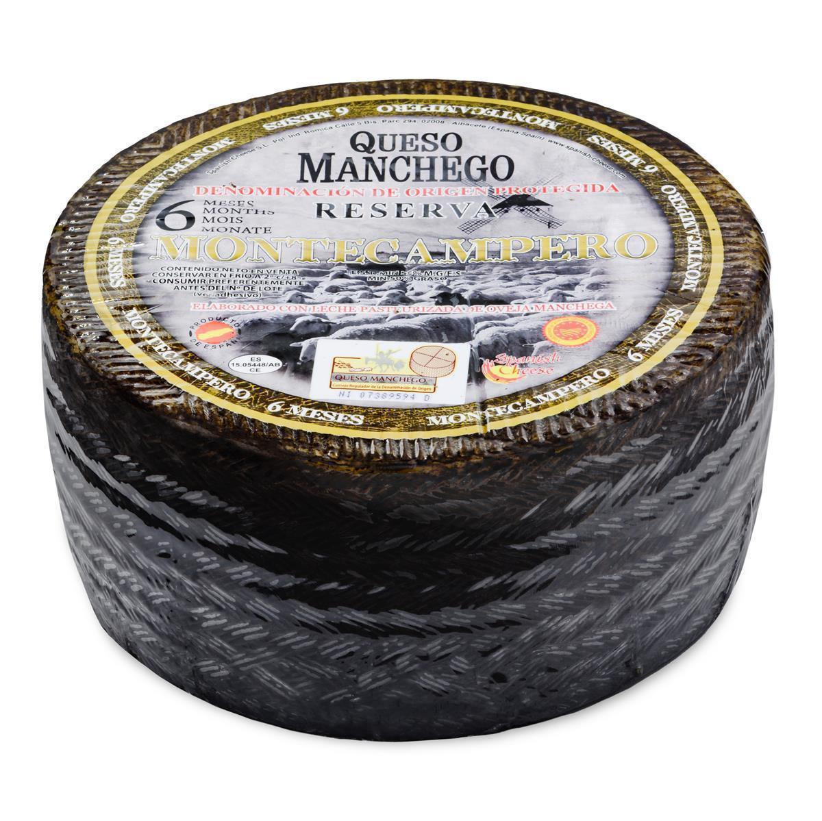Queso Manchego Reserva 6 Monate spanischer Schafs-Hartkäse 3kg Rohmilch