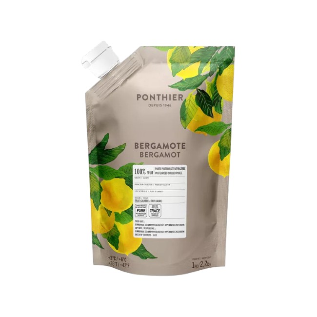 Ponthier BERGAMOTTEN PÜREE Zitrus-Frucht-Püree Bergamottenmark 1KG