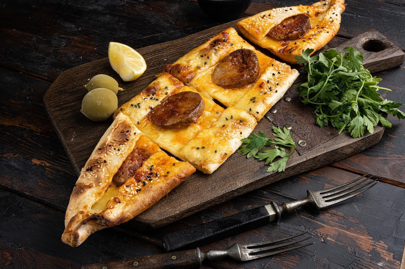 Egetürk Egetat Dilim Sucuk 5x 200g Knoblauch-Wurst in Scheiben nach türkischer Art