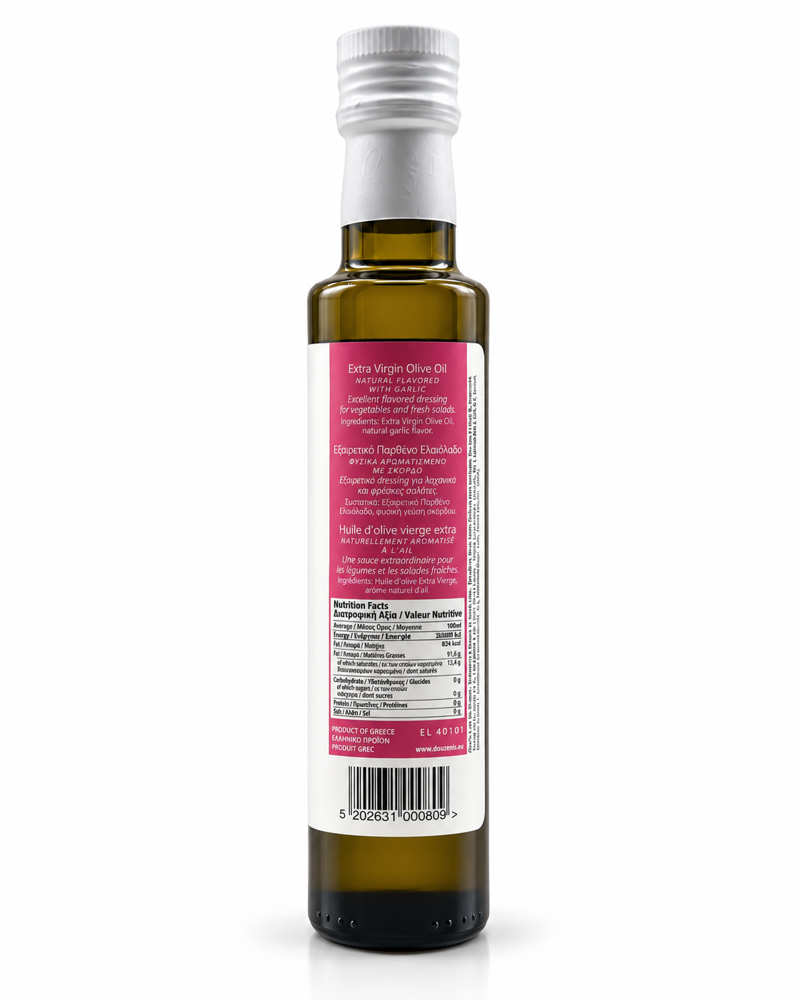 Douzenis Griechisches Olivenöl Knoblauch-Aroma 6x 250ml