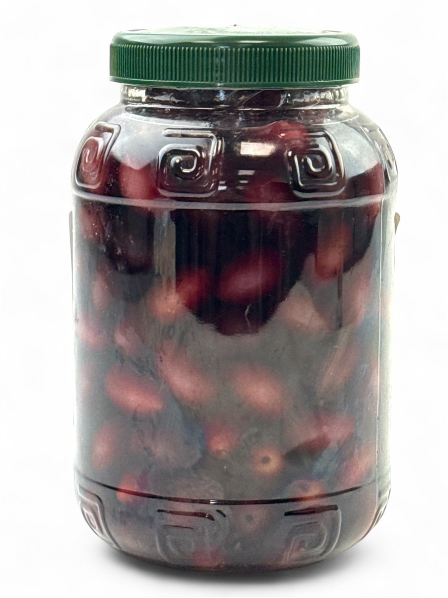 Kalogiros Kalamata Oliven ganz 5x 1kg griechische Jumbo Oliven in Salzlake