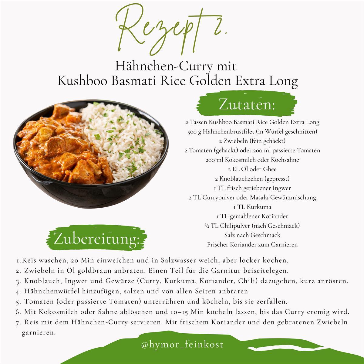 Khushboo Gold Premium 1121 Basmati Reis 5x 1 kg Indischer Duftreis