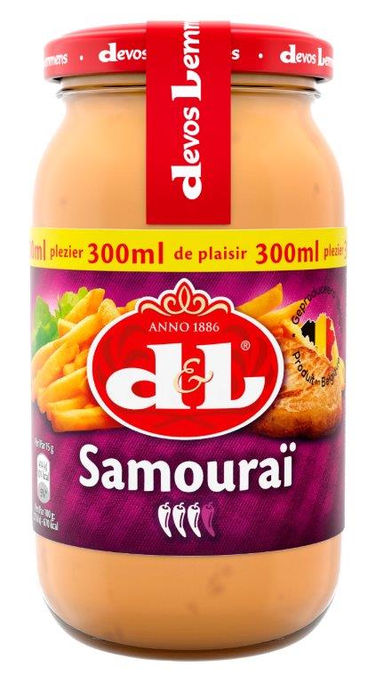 D&L Samurai Sauce 6x 300ml belgische Samourai Soße