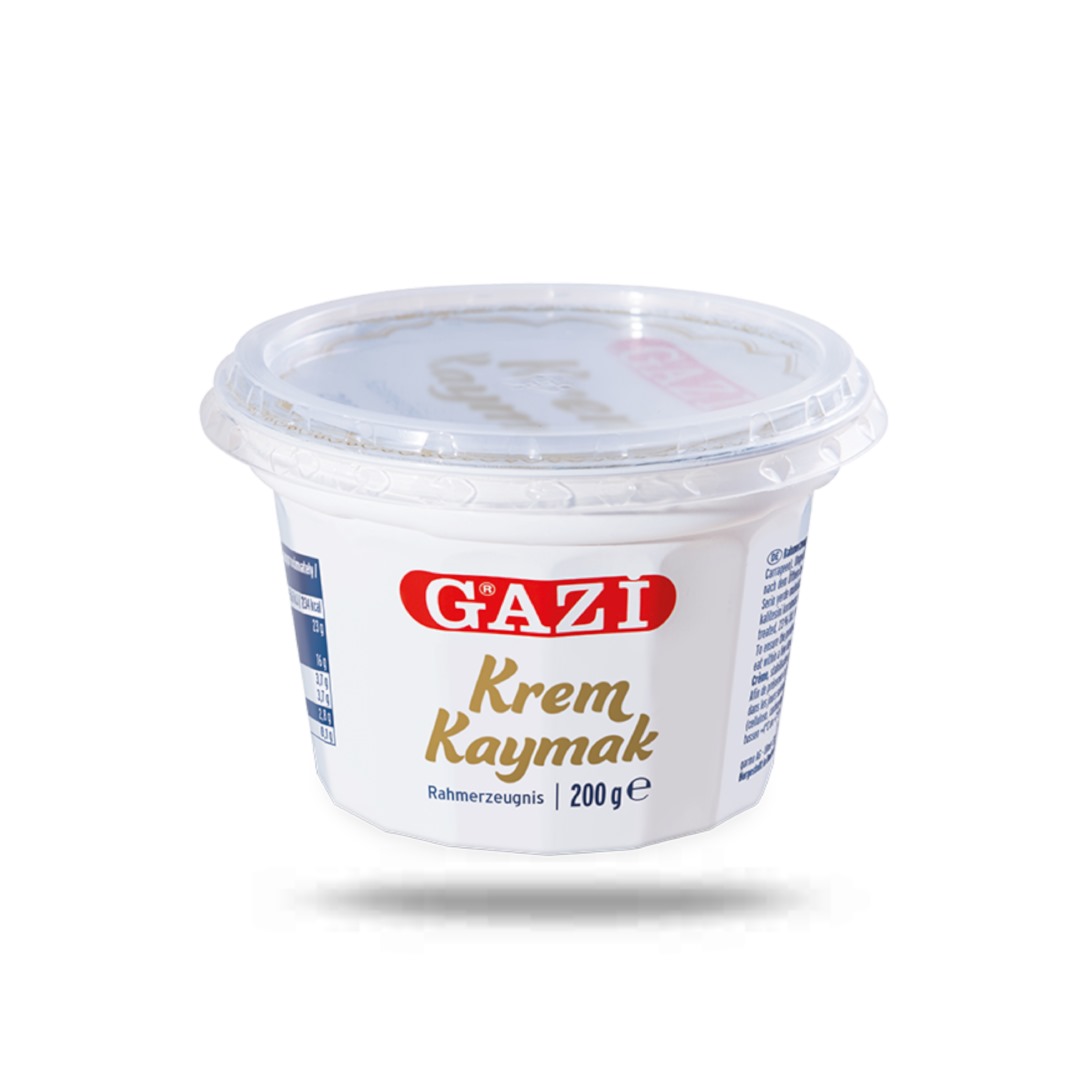 Gazi Krem Kaymak Rahmerzeugnis 6x 200g 23% Fett Schichtsahne