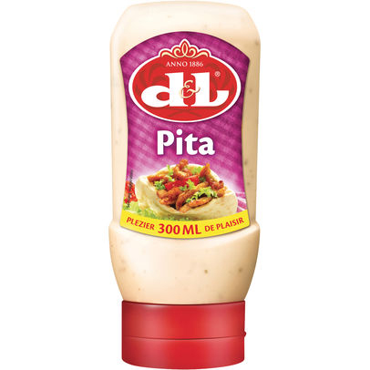 D&L Pita Sauce 6x 300ml Squeeze cremig würziger Dip zu Brot