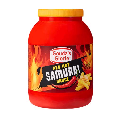 Gouda´s Glorie Red Hot Samurai Sauce 2x 3l cremige belgische Grillsauce