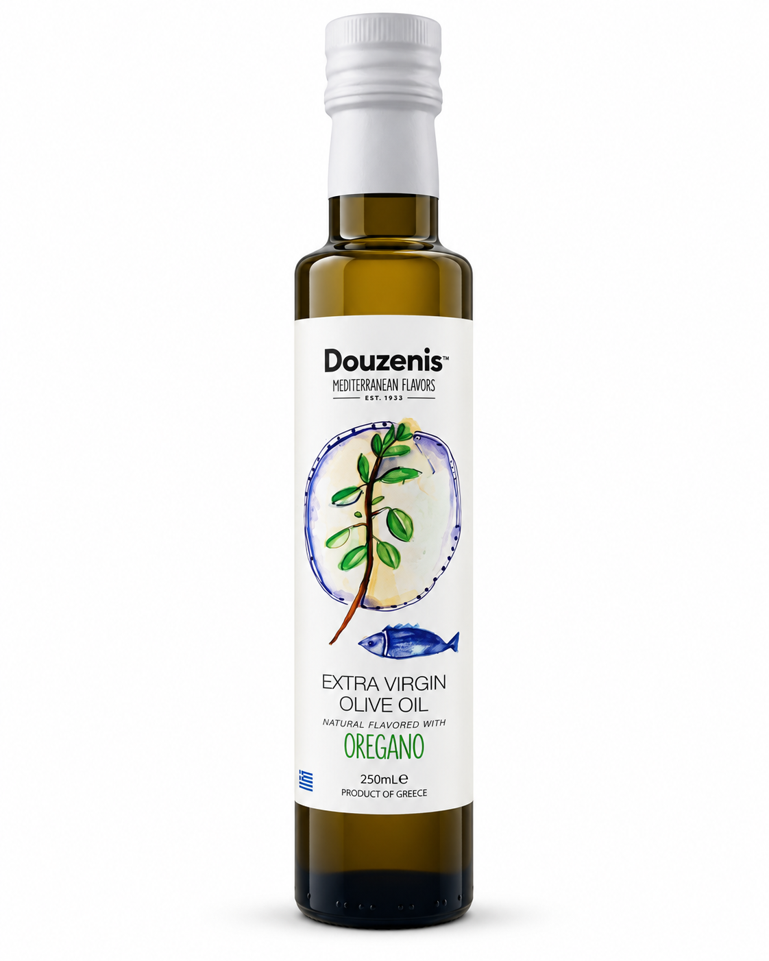 Douzenis Griechisches Olivenöl mit Oregano-Aroma 1x 250ml