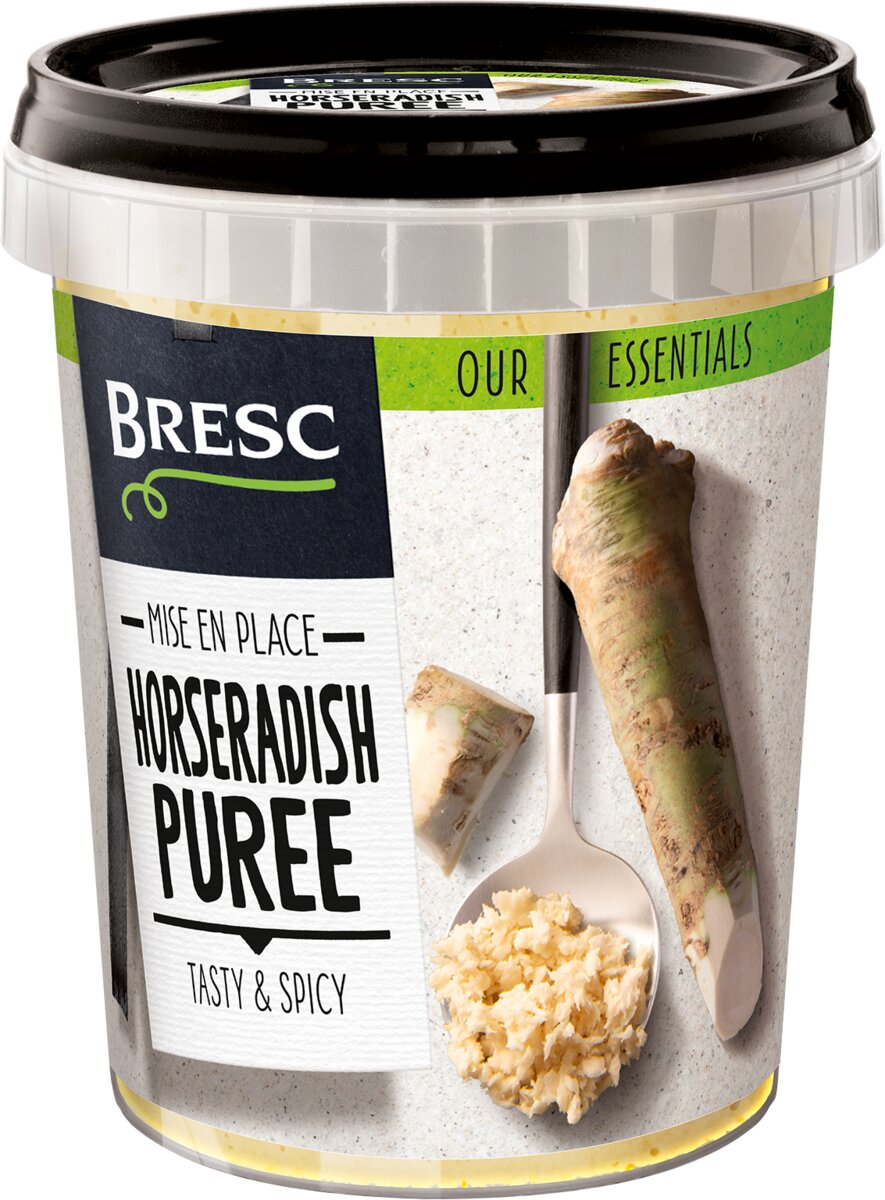 Bresc Meerrettichpüree 6x 450g vegane Meerrettich Gewürzpaste